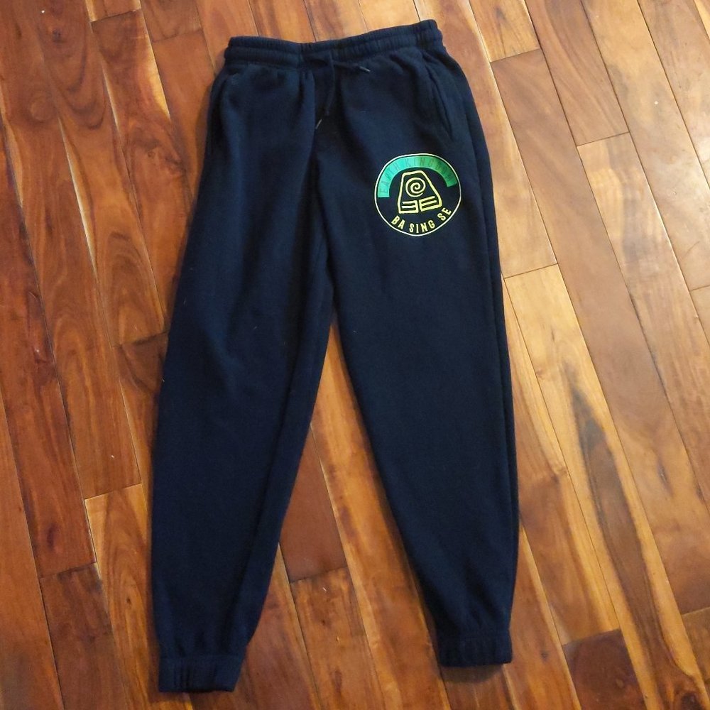 Avatar Earth Bender Black Sweatpants xs